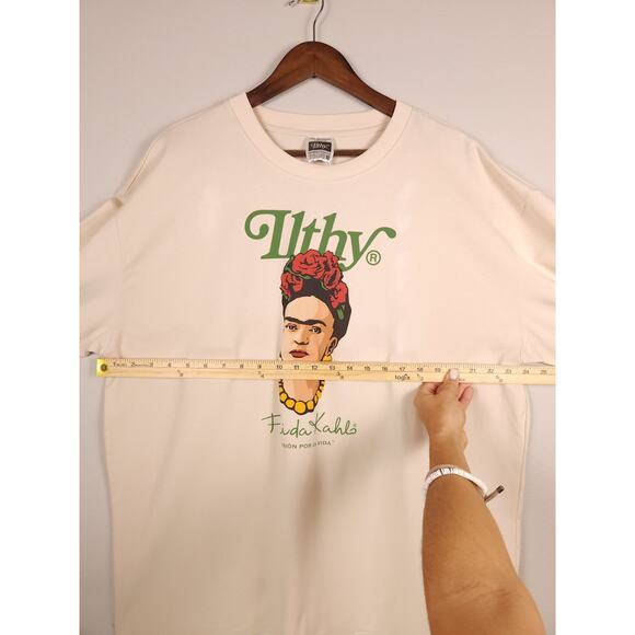 ILTHY x Frida Kahlo Limited Edition Size 2X Cream Streetwear Art Collaboration - Picture 7 of 11